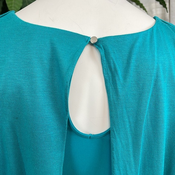 WHBM LAGOON SPLIT SLEEVE BANDED WAIST TOO - Picture 7 of 10